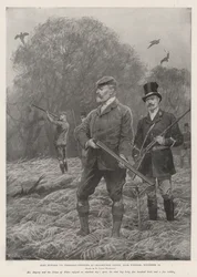 Le Roi Édouard VII Chassant le Faisan à Cranbourne Tower, près de Windsor, 12 novembre